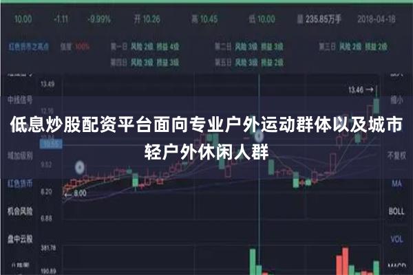 低息炒股配资平台面向专业户外运动群体以及城市轻户外休闲人群