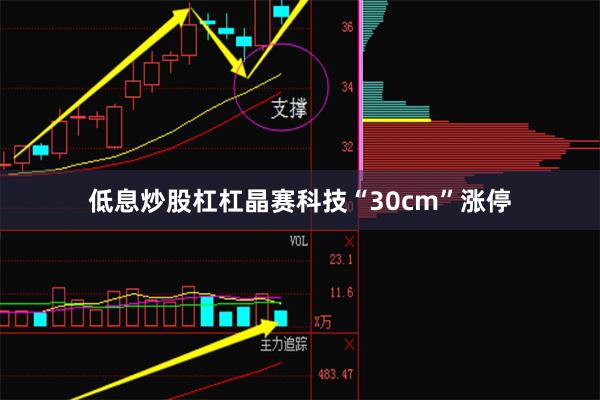 低息炒股杠杠晶赛科技“30cm”涨停